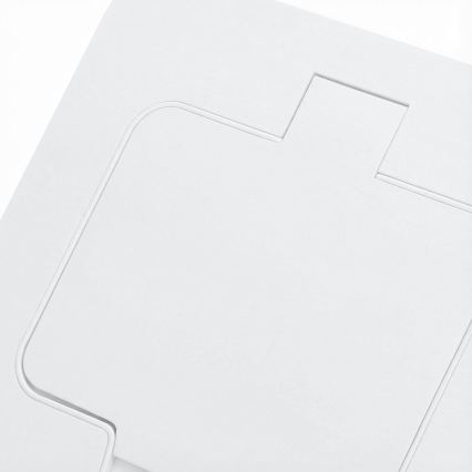 Brilagi - Keuken inbouwstopcontact INBOX IP55, wit, rechthoekig