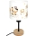 Brilagi - Kinderbureaulamp BOBO WOOD 1xE27/25W/230V eiken/zwart/wit/beertjes