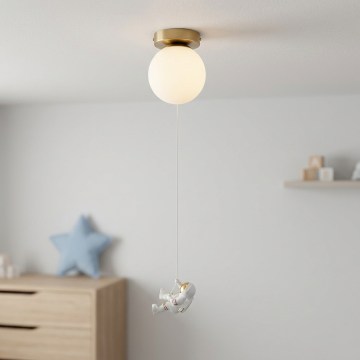 BRILAGI - Kinderplafondlamp ASTRO 1xE14/15W/230V wit