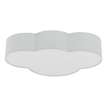Brilagi - Kinderplafondlamp NIMBUS 4xE27/15W/230V 46x63 cm grijs