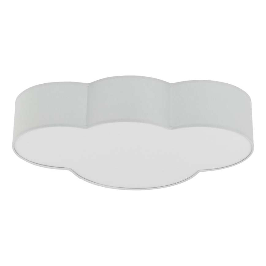 Brilagi - Kinderplafondlamp NIMBUS 4xE27/15W/230V 46x63 cm grijs