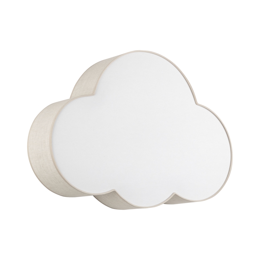 Brilagi - Kinderplafondlamp NIMBUS LINEN 4xE27/15W/230V 46x63 cm beige