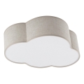 Brilagi - Kinderplafondlamp NIMBUS MINI 2xE27/15W/230V 31x43 beige