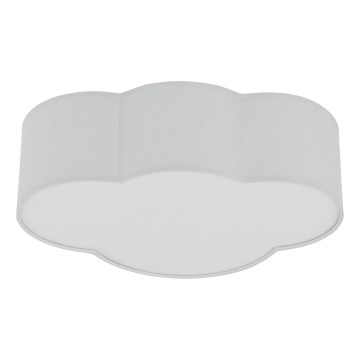 Brilagi - Kinderplafondlamp NIMBUS MINI 2xE27/15W/230V 31x43 cm grijs