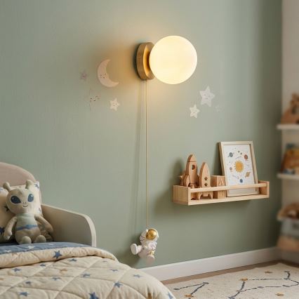 Brilagi - Kinderwandlamp ASTRO 1xE14/15W/230V wit