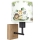 Brilagi - Kinderwandlamp BOBO WOOD 1xE27/25W/230V eiken/zwart/wit/groen/jungle