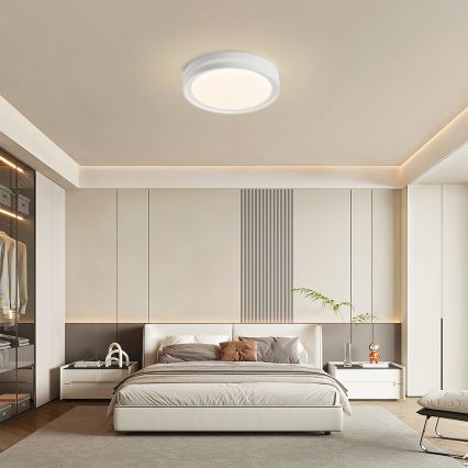 Brilagi - LED-dimbare plafondlamp KREON LED/54W/230V 3000-6000K zwart Ø 38 cm + afstandsbediening