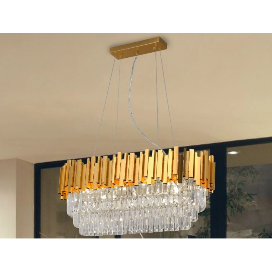 Brilagi - Kroonluchter aan kabel PLAZA 10xE14/40W/230V
