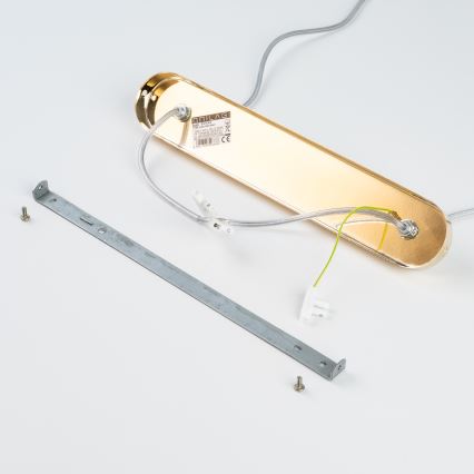 BRILAGI - Kroonluchter aan kabel VULCANO 7xG9/8W/230V goud/rookbeige