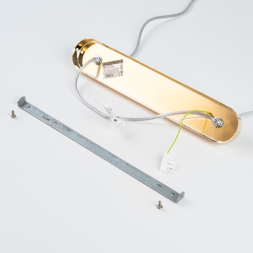 BRILAGI - Kroonluchter aan kabel VULCANO 7xG9/8W/230V goud/rookbeige