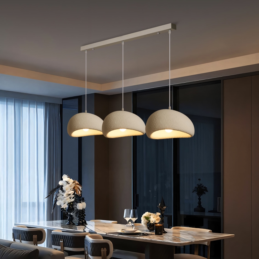 BRILAGI - Kroonluchter aan kabel WABI SABI 3xE27/60W/230V wit