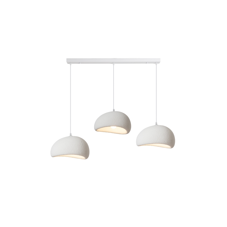 BRILAGI - Kroonluchter aan kabel WABI SABI 3xE27/60W/230V wit