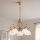 Brilagi - Kroonluchter aan ketting ANTICO MODERN 5xE27/60W/230V beige
