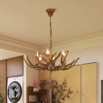 Brilagi - Kroonluchter aan ketting DEER 6xE14/10W/230V Ø 70 cm