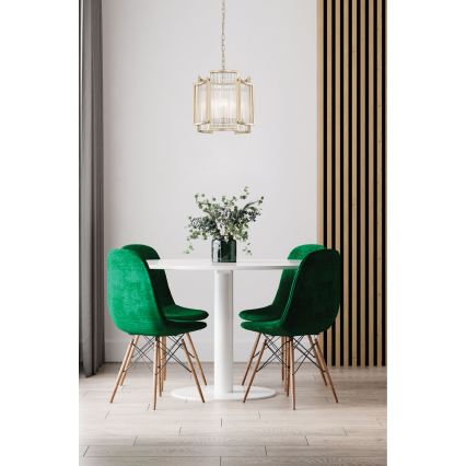 Brilagi - Kroonluchter aan ketting RAMOS 3xE14/60W/230V goud