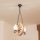 Brilagi - Kroonluchter aan ketting ROATA 2xE14/40W/230V eiken