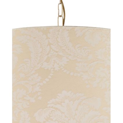Brilagi - Kroonluchter aan ketting SONIA 3xE27/15W/230V Ø 56 cm crème/patina