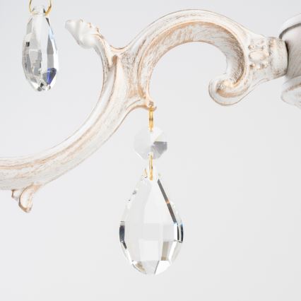 BRILAGI - Kroonluchter met ketting CLASSIC 3xE14/10W/230V crème/patina