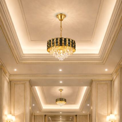 Brilagi - Kroonluchter met ketting CRISTAL 5xE14/40W/230V Ø 38 cm