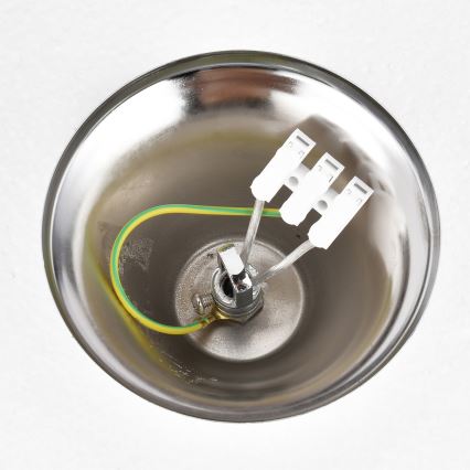 Brilagi - Kroonluchter met ketting ECLIPSE 5xE14/10W/230V Ø 38 cm zilver