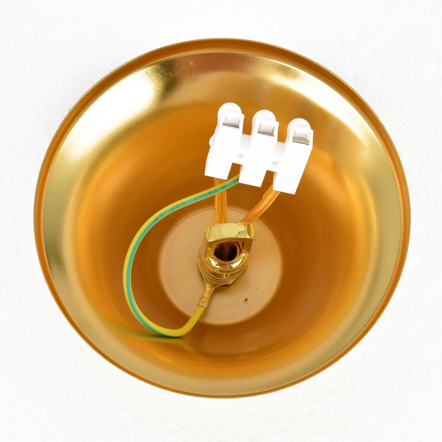 Brilagi - Kroonluchter met ketting ECLIPSE 7xE14/10W/230V Ø 48 cm zwart/goud