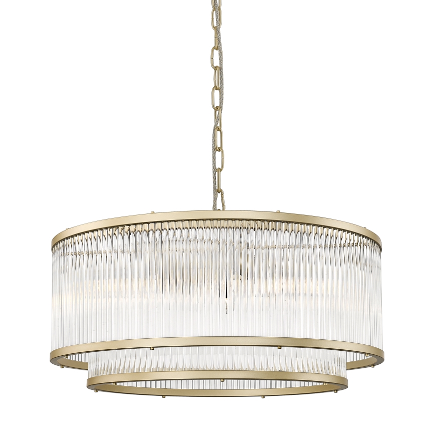 Brilagi - Kroonluchter met ketting RAMOS 6xE14/60W/230V goud
