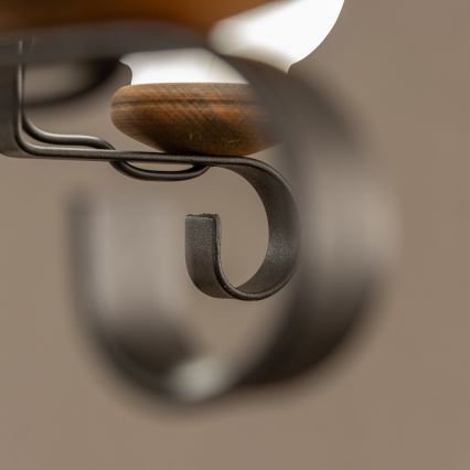 Brilagi - Kroonluchter met ketting ROATA 5xE14/40W/230V Ø 70 cm beuk