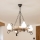 Brilagi - Kroonluchter met ketting TIMONA 4xE14/40W/230V eik