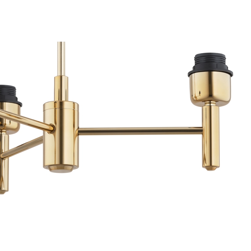 Brilagi - Kroonluchter met staaf MONTE 3xE27/60W/230V blauw/goud