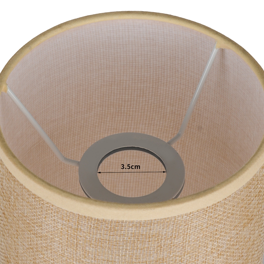 Brilagi - Lampenkap voor tafellamp TABLON E27 Ø 14 cm beige