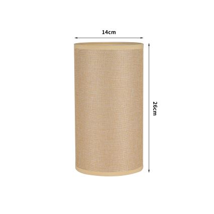 Brilagi - Lampenkap voor tafellamp TABLON E27 Ø 14 cm beige