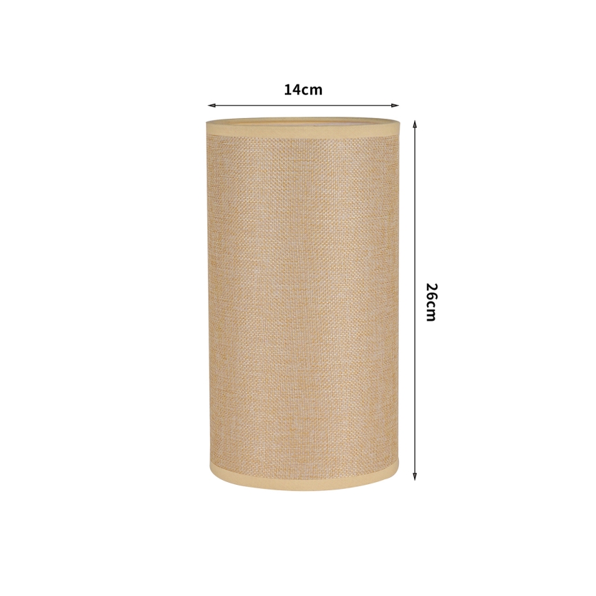 Brilagi - Lampenkap voor tafellamp TABLON E27 Ø 14 cm beige