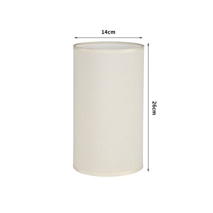 Brilagi - Lampenkap voor tafellamp TABLON E27 Ø 14 cm crème