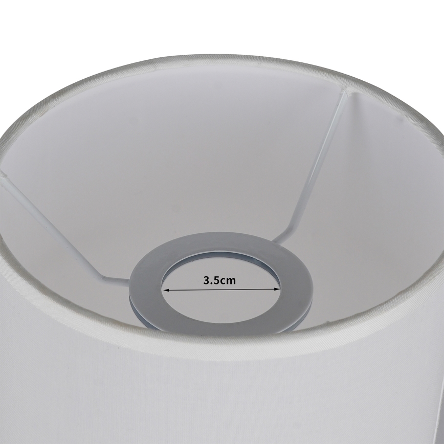 Brilagi - Lampenkap voor tafellamp TABLON E27, Ø 14 cm, wit