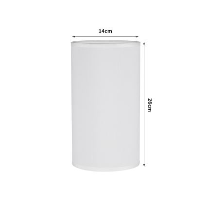 Brilagi - Lampenkap voor tafellamp TABLON E27, Ø 14 cm, wit