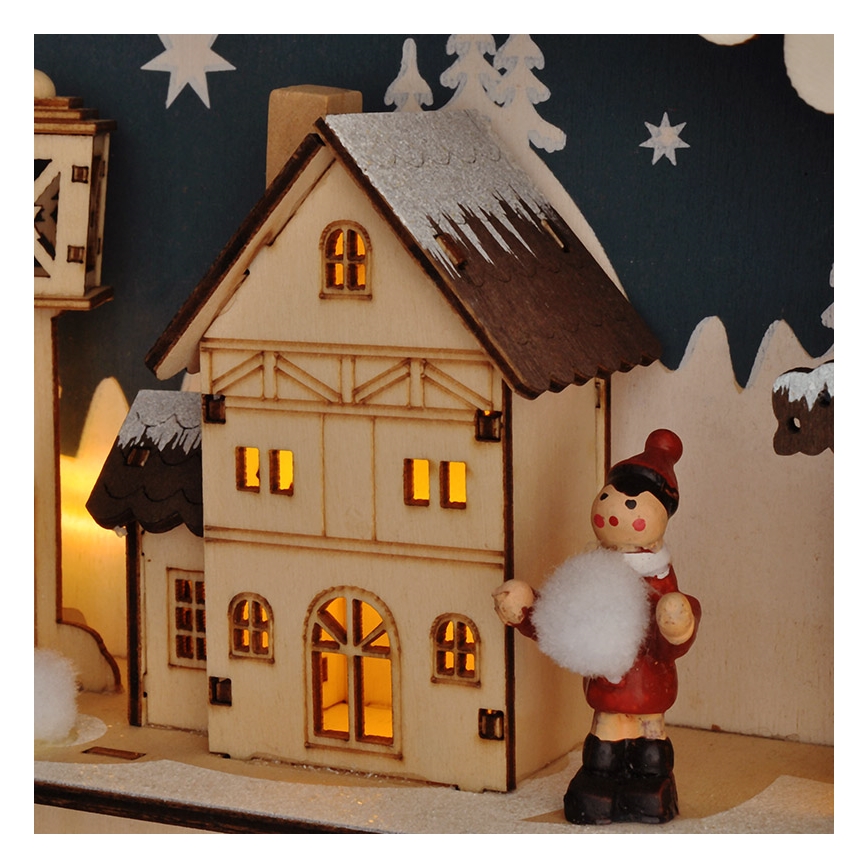 Brilagi - LED adventskalender LED/2xAA grenen