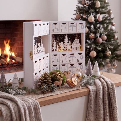 BRILAGI - LED Adventskalender LED/2xAA