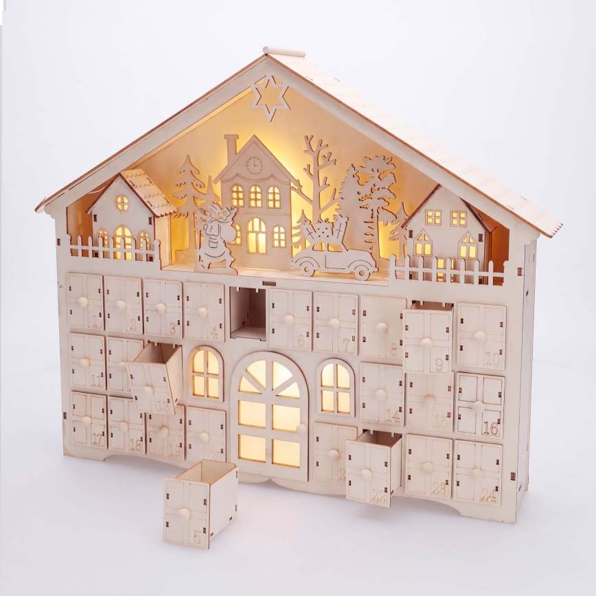 BRILAGI - LED Adventskalender LED/2xAA