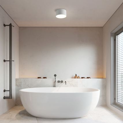 Brilagi - LED badkamer plafondlamp FORIS LED/9W/230V pr. 9 cm wit IP44