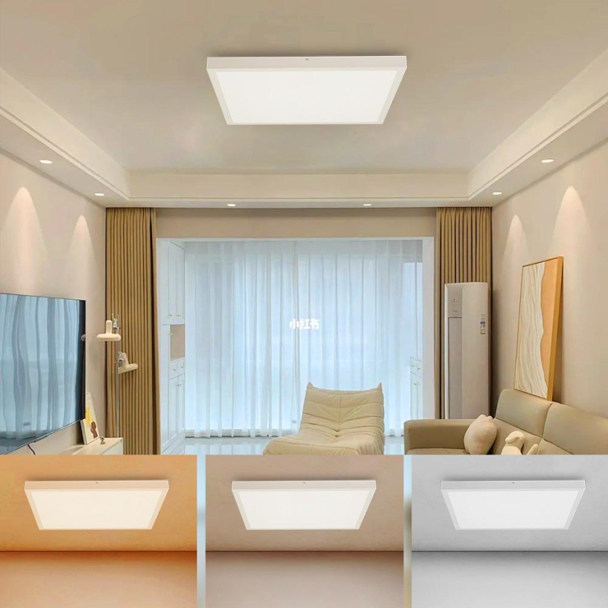 Brilagi - LED Badkamer plafondlamp FRAME LED/50W/230V 60x60 cm 3000/4000/6000K IP44 wit
