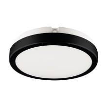 Brilagi - LED Badkamer plafondlamp PERA LED/12W/230V diameter 18 cm IP65 zwart