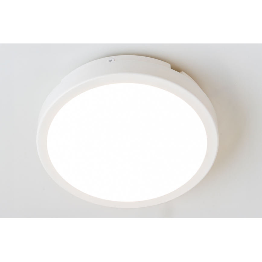 Brilagi - LED Badkamer plafondlamp PERA LED/18W/230V diameter 22 cm IP65 wit