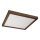 Brilagi - LED Badkamer Plafondlamp WOODY FRAME LED/40W/230V 60x60 cm IP44 noten