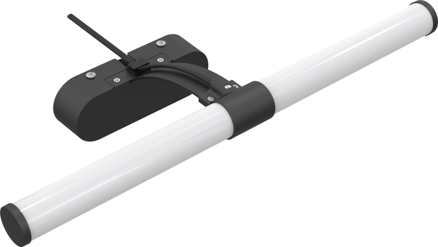 Brilagi - LED Badkamer spiegelverlichting TUBEO LED/8W/230V 60 cm IP44 zwart