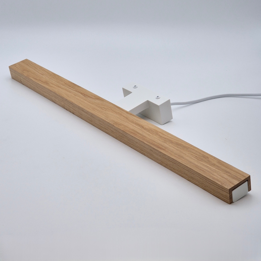 Brilagi - LED Badkamer spiegelverlichting WOODY MIRROR LED/12W/230V 60 cm IP44 eiken/wit