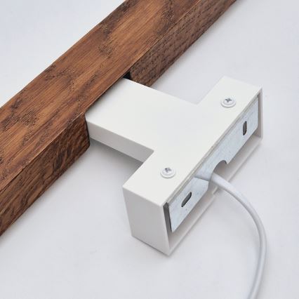 Brilagi - LED Badkamer spiegelverlichting WOODY MIRROR LED/12W/230V 60 cm IP44 eiken kers/wit