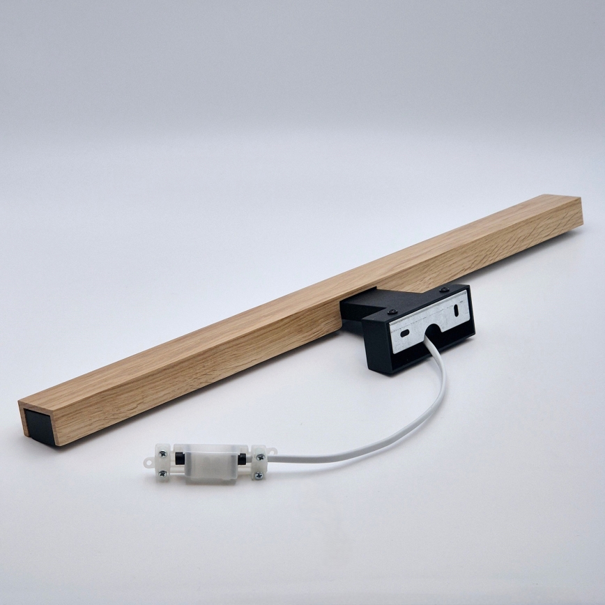 Brilagi - LED Badkamer spiegelverlichting WOODY MIRROR LED/12W/230V 60 cm IP44 eiken/zwart