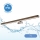 Brilagi - LED Badkamer spiegelverlichting WOODY MIRROR LED/15W/230V 90 cm IP44 eiken walnoot/glanzend chroom