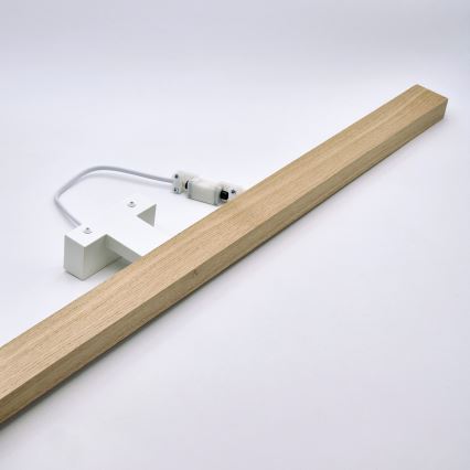 Brilagi - LED Badkamer spiegelverlichting WOODY MIRROR LED/15W/230V 90 cm IP44 eiken/wit
