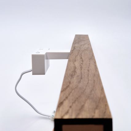 Brilagi - LED Badkamer spiegelverlichting WOODY MIRROR LED/15W/230V 90 cm IP44 eiken kers/wit
